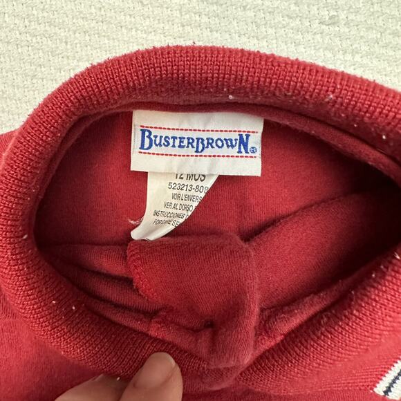 Vintage Buster Brown Collared Onesie - Picture 2 of 4